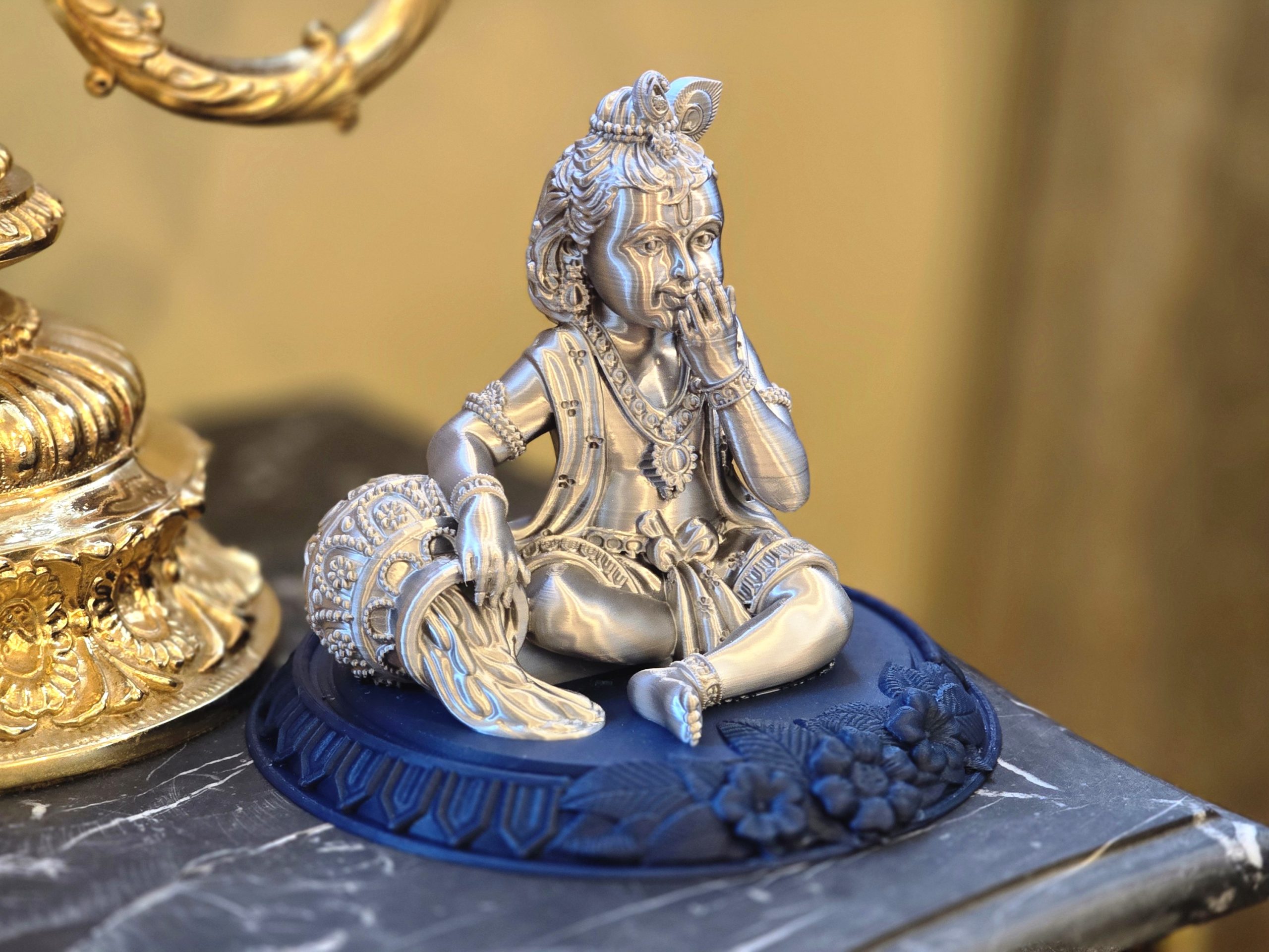 Makkhan Gopal murti — PARAMAM sacred sculpture