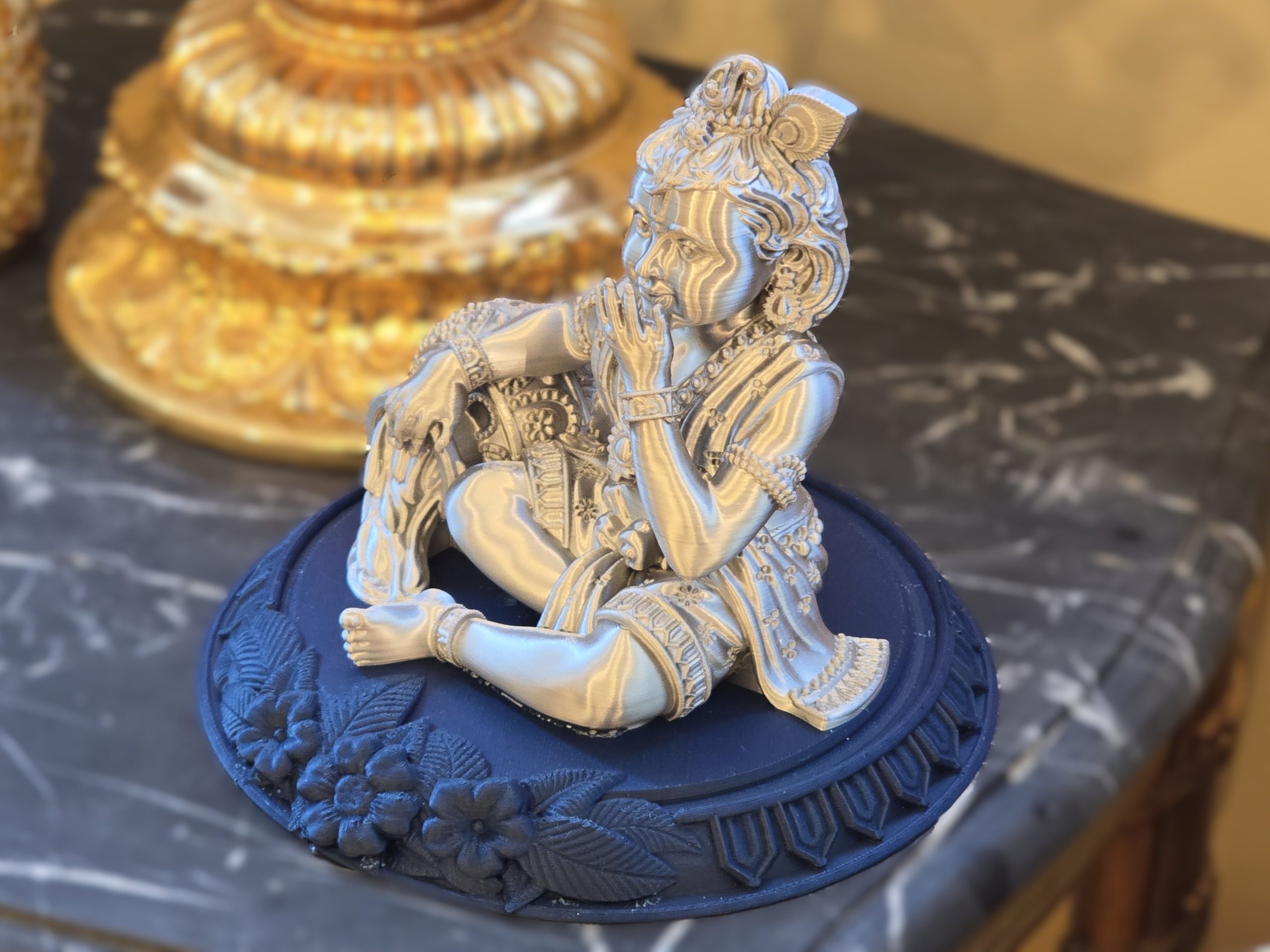Makkhan Gopal murti — detail — PARAMAM