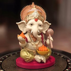 Bal Ganesh: Child Ganpati - Hand-Painted